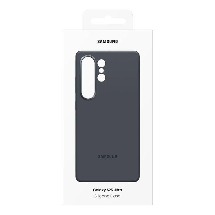 Funda de silicona negra para Galaxy S25 Ultra 2