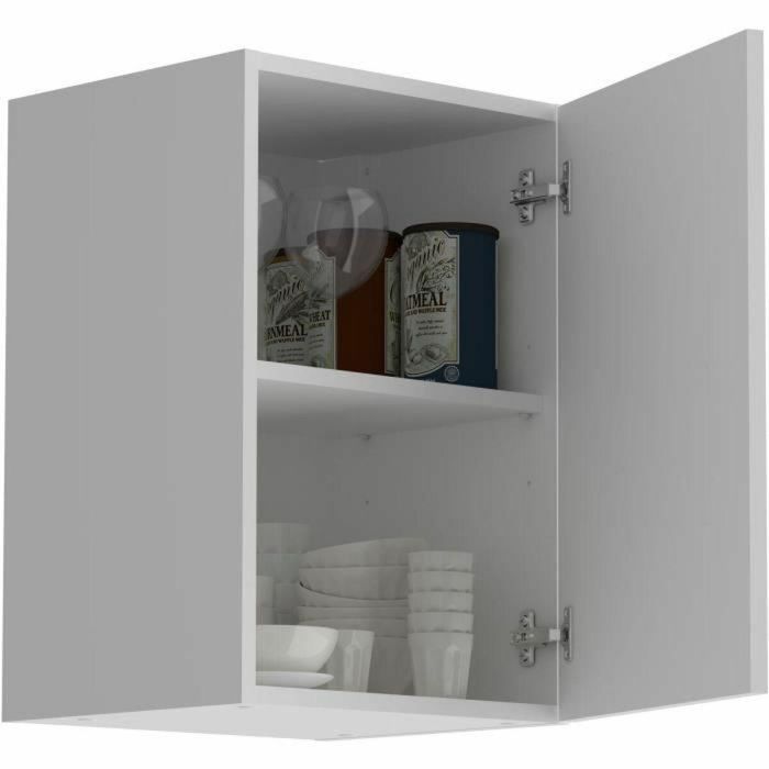 Oslo 244001 Mueble Alto con 1 Puerta y Tableta, Blanco Mate, 40x36x58 cm 1 Oslo 244001 Mueble Alto con 1 Puerta y Tableta, Blanco Mate, 40x36x58 cm 1