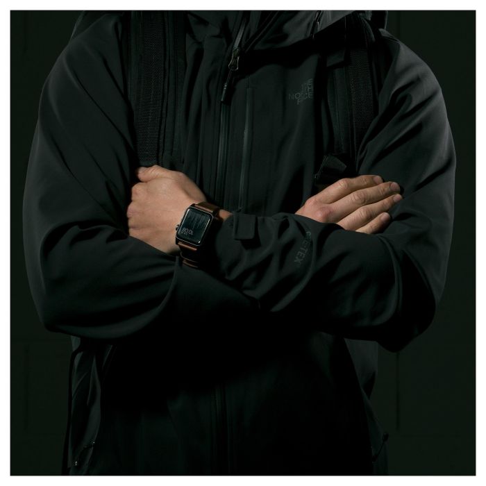 Nomad NM1A4RSM00 Correa Moderna de Cuero Marrón con Hebilla Plateada de Acero Inoxidable para Apple Watch (Series Sport/Edition/Estándar, 46/49mm) 2