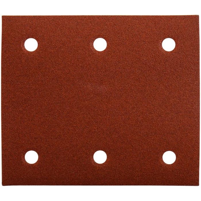 Makita P-33146 Hoja Lijadora 102x114 mm, Grano K180, para Lijadoras Makita, Paquete de 10 Piezas