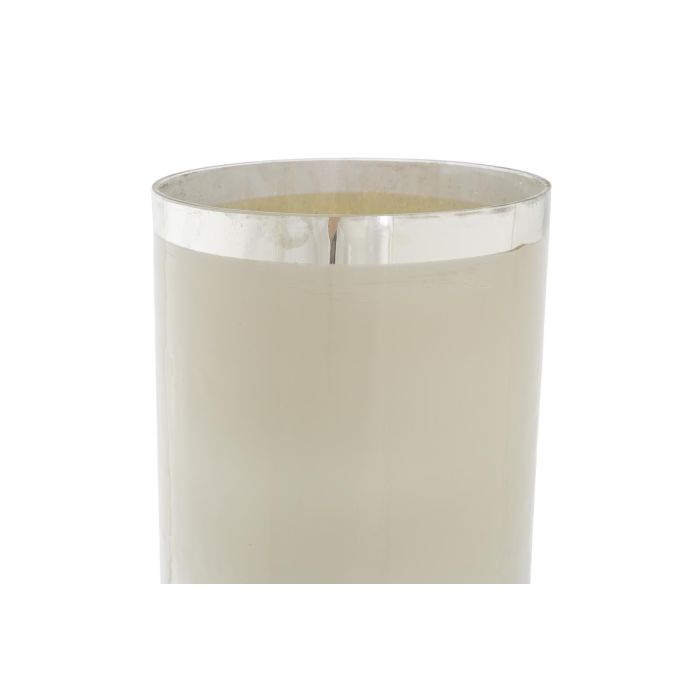 DKD Home Decor Jarrón Champan Cristal y Aluminio 15 x 15 x 44 cm 1