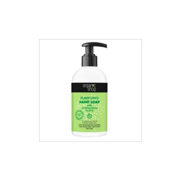 ORGANIC SHOP Jabón de Manos Purificante Acción Higienizante con Eucalipto y Menta Orgánica 500ml