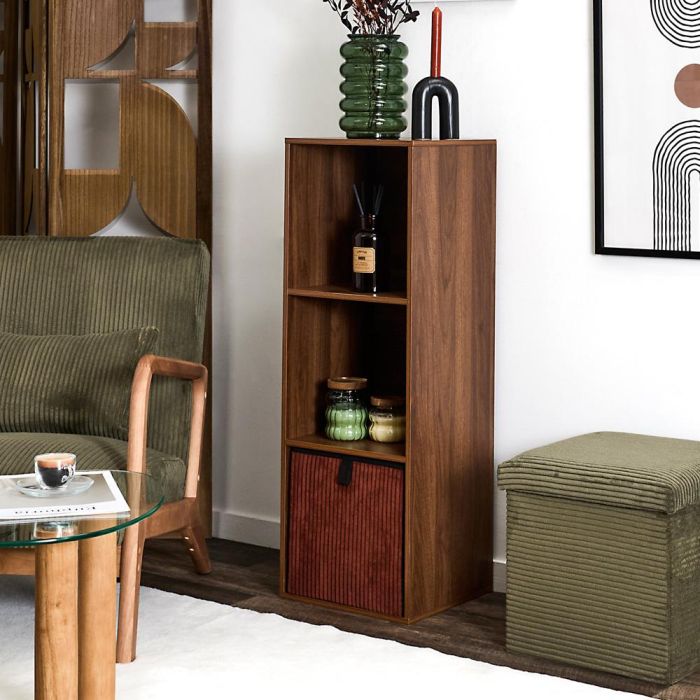 Estantería Tiffany Con 3 Compart Home Deco Factory 1 Estantería Tiffany Con 3 Compart Home Deco Factory 1