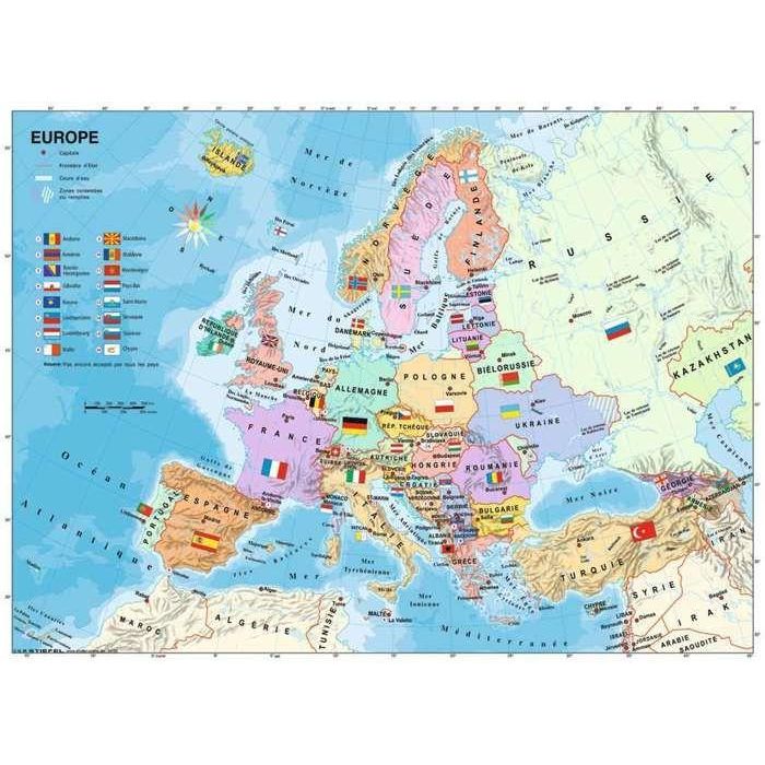 Ravensburger Pz 200p Puzzle Rompecabezas Infantil Mapa de Europa 200 Piezas, Ideal para Niños a Partir de 8 Años 1