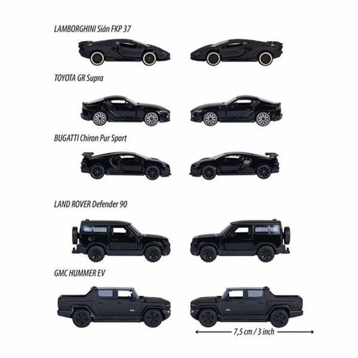 Coches majorette- giftpack 5 coches negros 2.0 1 Coches majorette- giftpack 5 coches negros 2.0 1