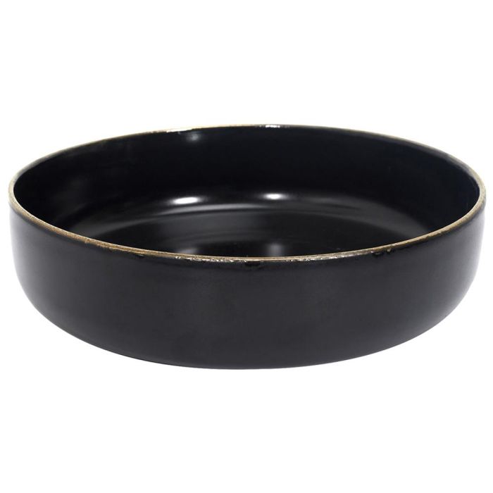 Home Deco Factory Ensaladera Vallee Outlet D.25 cm Negra con Ribete Dorado 0 Home Deco Factory Ensaladera Vallee Outlet D.25 cm Negra con Ribete Dorado 0