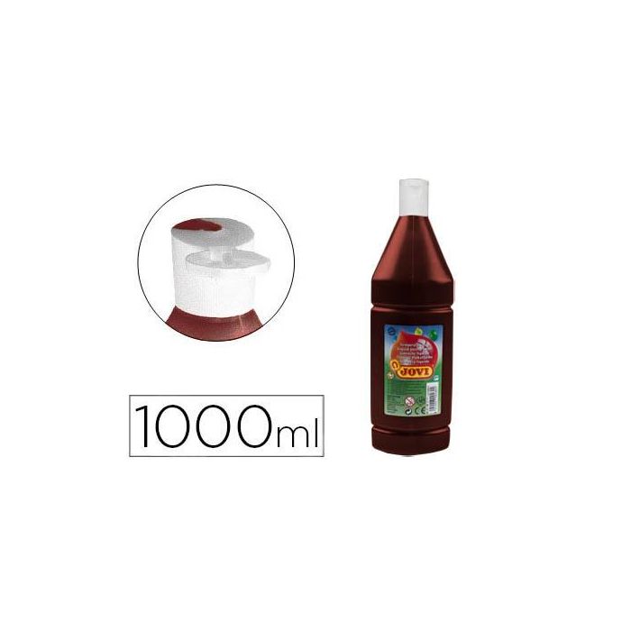 Tempera Liquida Jovi Escolar 1000 mL Marron