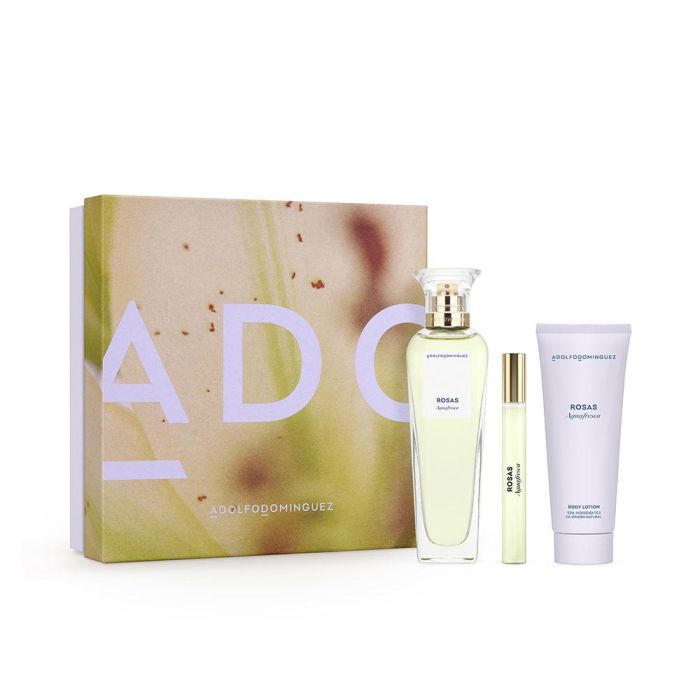 Adolfo Dominguez Agua Fresca De Rosas Blancas Estuche 3 Pz Adolfo Dominguez Agua Fresca De Rosas Blancas Estuche 3 Pz