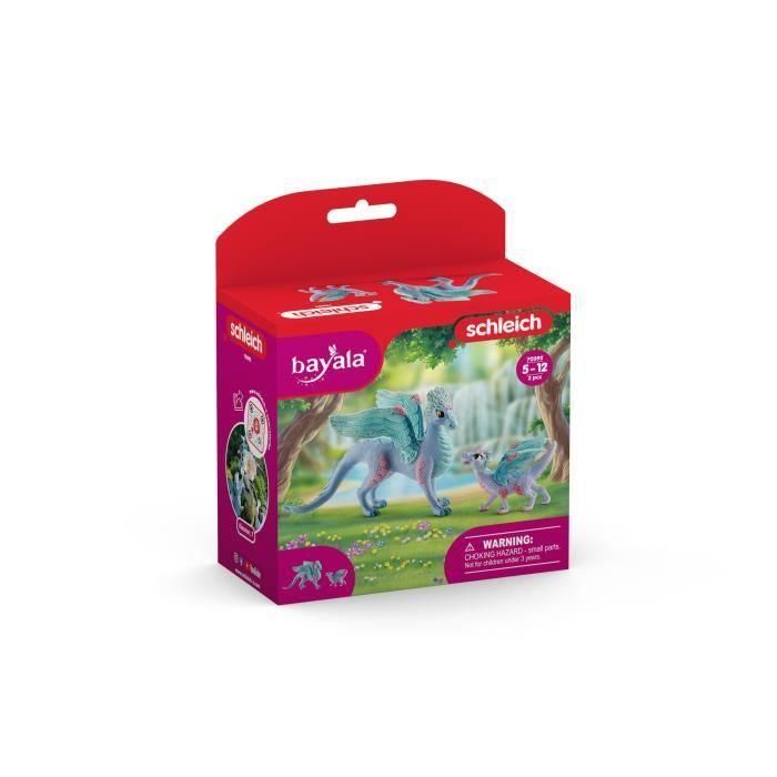 Figura de Acción Schleich Flower dragon with its little one 1 Figura de Acción Schleich Flower dragon with its little one 1