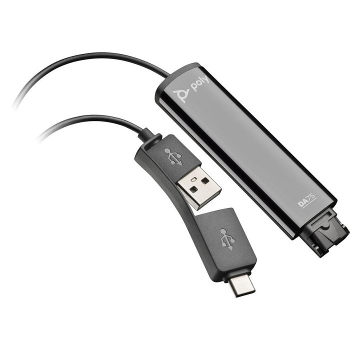 HP DA75 Adaptador Wideband QD a USB-A y USB-C