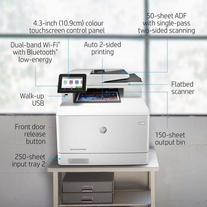 HP Color LaserJet Pro M479fnw Impresora Multifunción Profesional Láser Color con Fax, Red y WiFi para Oficina 9