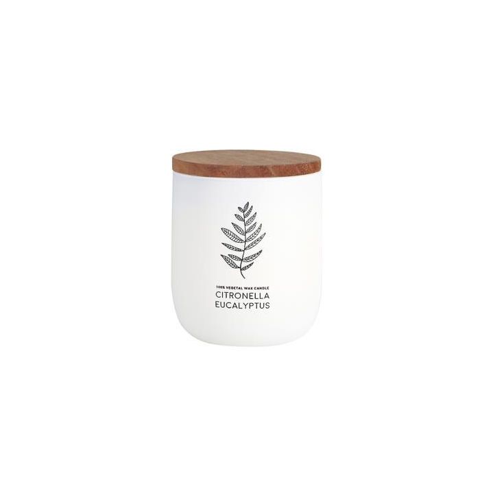 Vela Vaso Blanco Citvase Citronela-Eucalipto 7X9Cm Vela Vaso Blanco Citvase Citronela-Eucalipto 7X9Cm