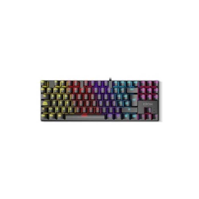 Krom Kasic TKL teclado Juego USB Negro Krom Kasic TKL teclado Juego USB Negro