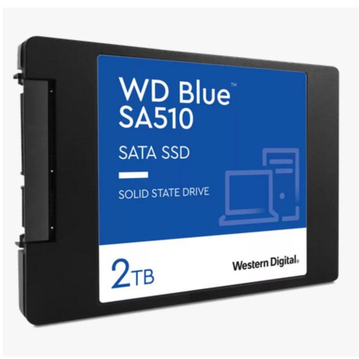 Western Digital SA510 Blue SSD 2 TB 2.5" SATA III – Rendimiento Superior 560 MB/s, para Actualizar PC y Uso Profesional Western Digital SA510 Blue SSD 2 TB 2.5" SATA III – Rendimiento Superior 560 MB/s, para Actualizar PC y Uso Profesional