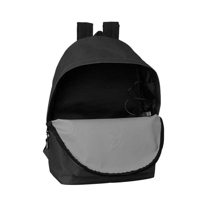 Munich Mochila Doble Portátil 15,6" USB Negro 31x44x18 cm 3 Munich Mochila Doble Portátil 15,6" USB Negro 31x44x18 cm 3