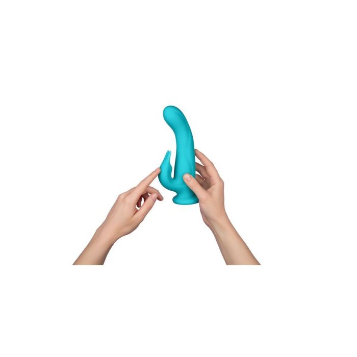 Vibrador Doble Estimulación FemmeFunn Pirouette Turquesa 3