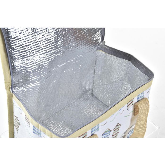 DKD Home Decor Bolsa Térmica Colección Salitre Azul Beige de PP y Nylon 14x13x21 cm (Pack de 6) 2 DKD Home Decor Bolsa Térmica Colección Salitre Azul Beige de PP y Nylon 14x13x21 cm (Pack de 6) 2