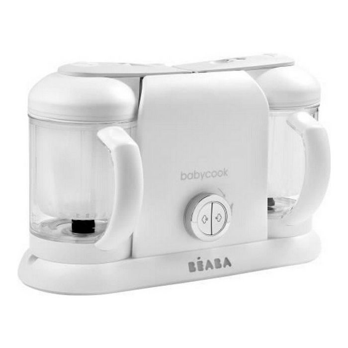Beaba Babycook Duo Robot de Cocina para Bebés 4 en 1 Vapor, Mezcla, Descongela, Recalienta, 2200ml, Blanco y Plata 4 Beaba Babycook Duo Robot de Cocina para Bebés 4 en 1 Vapor, Mezcla, Descongela, Recalienta, 2200ml, Blanco y Plata 4