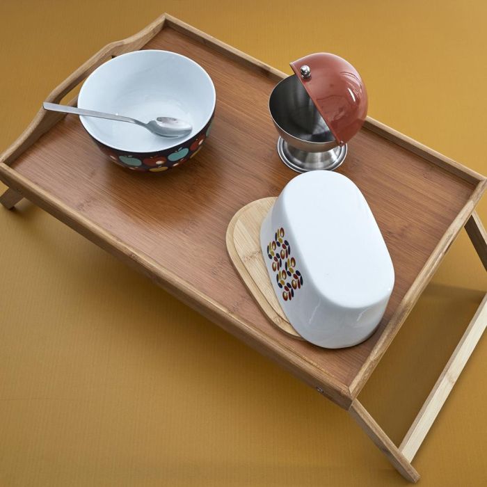 Home Deco Factory Bandeja De Cama Bambú 6