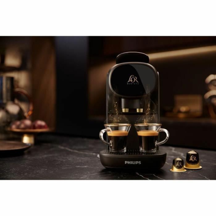 Philips LM9012/65 Cafetera L'Or Barista Sublime Doble Cápsula Negra + 50 Cápsulas Incluidas 5 Philips LM9012/65 Cafetera L'Or Barista Sublime Doble Cápsula Negra + 50 Cápsulas Incluidas 5