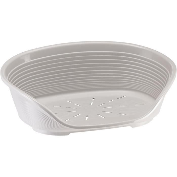 Cesta SIESTA DELUXE Tamaño 2 - 49*36*17,5 cm - Gris Claro - FERPLAST Cesta SIESTA DELUXE Tamaño 2 - 49*36*17,5 cm - Gris Claro - FERPLAST