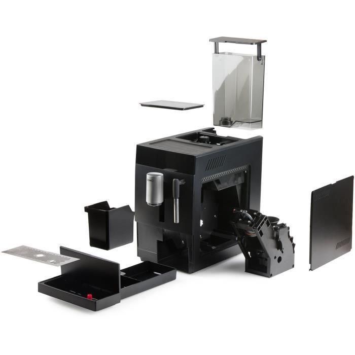 Domo DO1150K Cafetera espresso automática con molinillo, 19 bar, 1350 W, 125g café, Negra 1