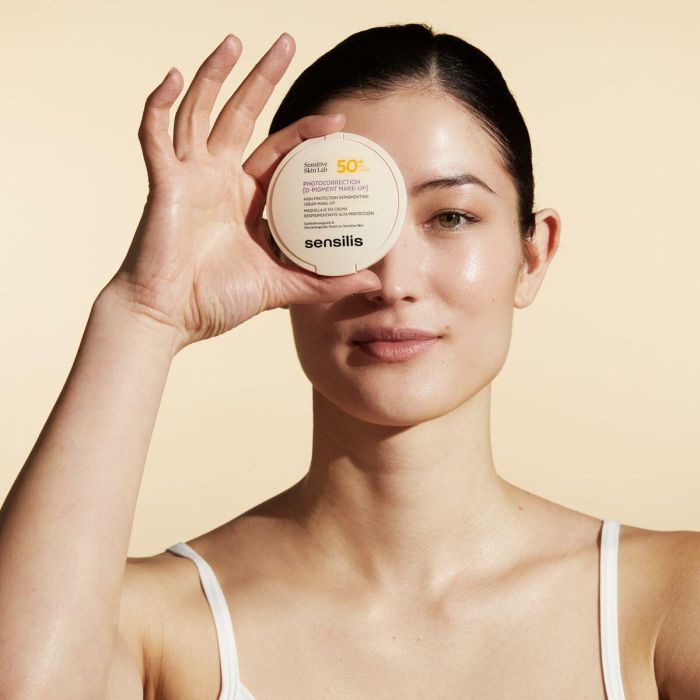 Sensilis PHOTOCORRECTION D-PIGMENT MAKE-UP Maquillaje en Crema SPF50+ - Base y Protector Solar Facial 3