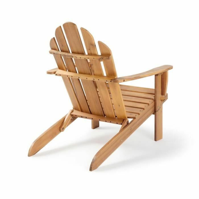 Silla de jardín reclinable de acacia FSC - 72,5 x 89,5 x H.94 cm 3 Silla de jardín reclinable de acacia FSC - 72,5 x 89,5 x H.94 cm 3