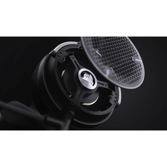 Auriculares abiertos con cable para juegos y streaming - CORSAIR - VIRTUOSO PRO - Carbono 2 Auriculares abiertos con cable para juegos y streaming - CORSAIR - VIRTUOSO PRO - Carbono 2