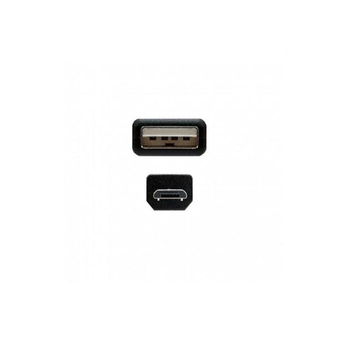Nanocable Cable USB 2.0 Tipo A a Micro USB B 1.8m Negro - 10.01.0501 2 Nanocable Cable USB 2.0 Tipo A a Micro USB B 1.8m Negro - 10.01.0501 2