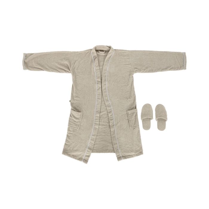 Albornoz Home ESPRIT Beige Algodón Hombre 2 Albornoz Home ESPRIT Beige Algodón Hombre 2