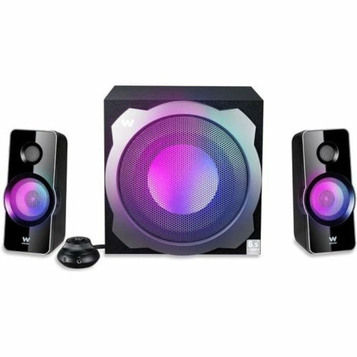 Woxter SO26-113 Altavoces Big Bass 260 RGB 2.1 con Subwoofer, 150W, sonido alta fidelidad, compatible PC/multimedia 10