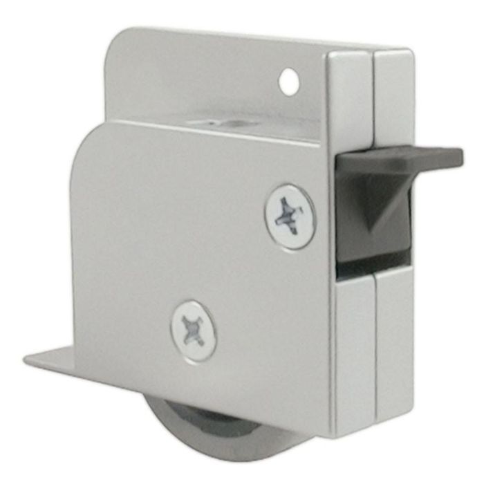 RUEDAS Rueda Start Lateral Encaje Unidireccional con Freno Mano Derecha para Camas Nido Espesor Mínimo 30mm Gris Carga 75kg