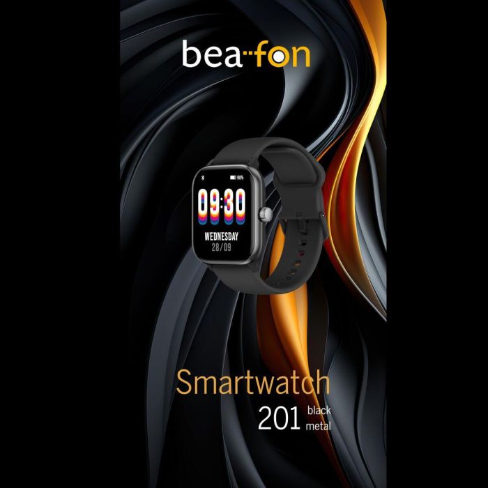 Smartwatch beafon WATCH 201 1,85" Negro Plateado 1