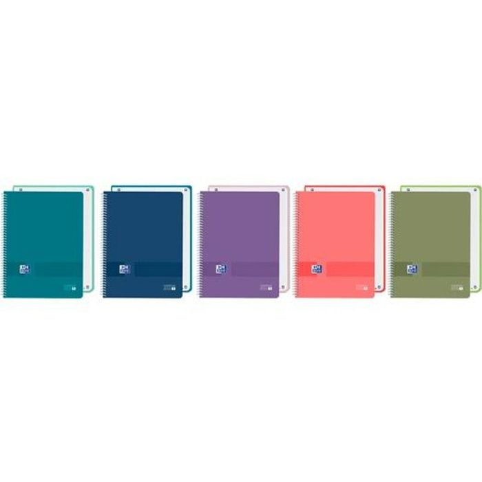 Libreta de Anillas Oxford EUROPEANBOOK 1 LIVE&GO Multicolor A4 80 Hojas (5 Unidades) 1 Libreta de Anillas Oxford EUROPEANBOOK 1 LIVE&GO Multicolor A4 80 Hojas (5 Unidades) 1