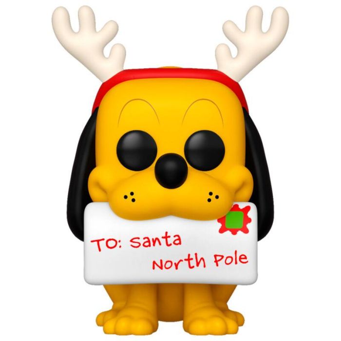 FUNKO Figura POP Disney Holiday Pluto de Vinilo 9cm
