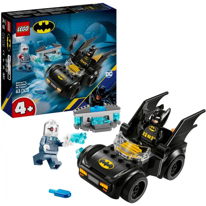 LEGO 76301 Set de Construcción DC Comics Batman y Batmóvil vs. Mr. Freeze con Minifiguras de Batman y Mr. Freeze, +4 años 15
