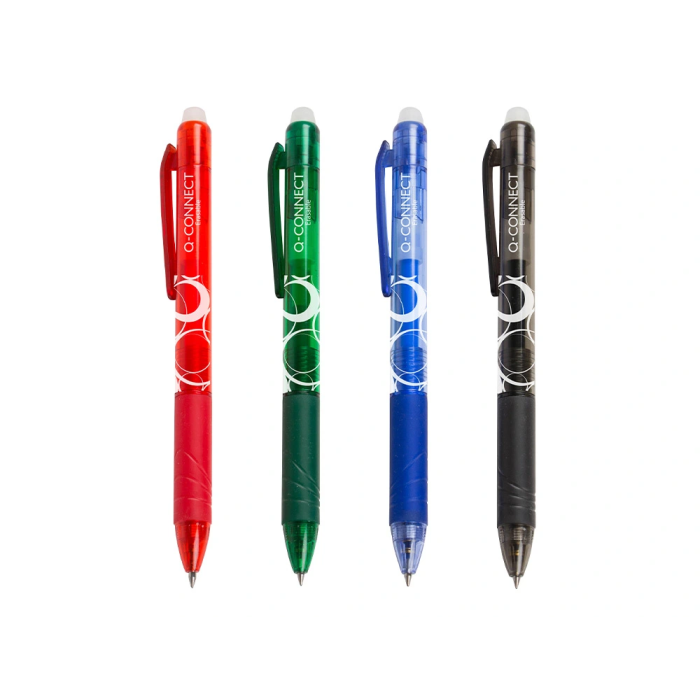 Q-connect Bolígrafo Retractil Borrable Tinta Gel Punta 0,7 mm Color Azul 7