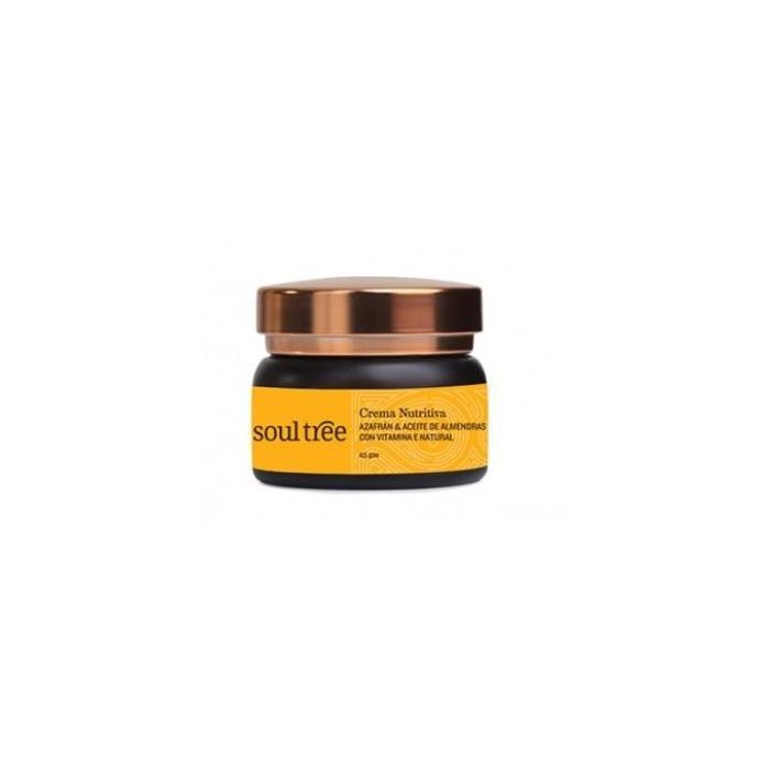 SOULTREE Crema Facial Nutritiva con Azafrán para Piel Normal y Seca 25Gr.