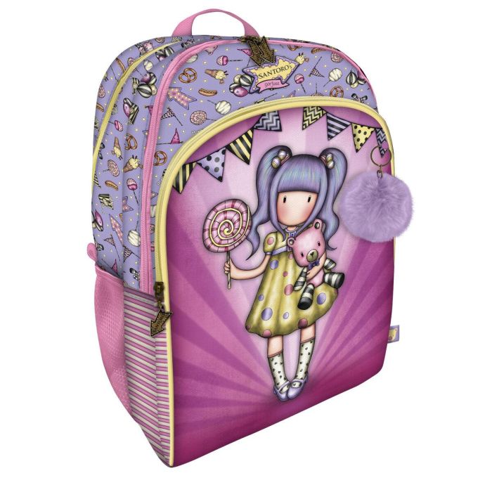 Mochila Escolar Gorjuss First prize Lila 34.5 x 43.5 x 22 cm 0 Mochila Escolar Gorjuss First prize Lila 34.5 x 43.5 x 22 cm 0
