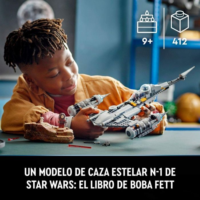LEGO Star Wars: The Book of Boba Fett - The Mandalorian N-1 Fighter 75325 Juego de construcción para niños a partir de 9 años 7 LEGO Star Wars: The Book of Boba Fett - The Mandalorian N-1 Fighter 75325 Juego de construcción para niños a partir de 9 años 7