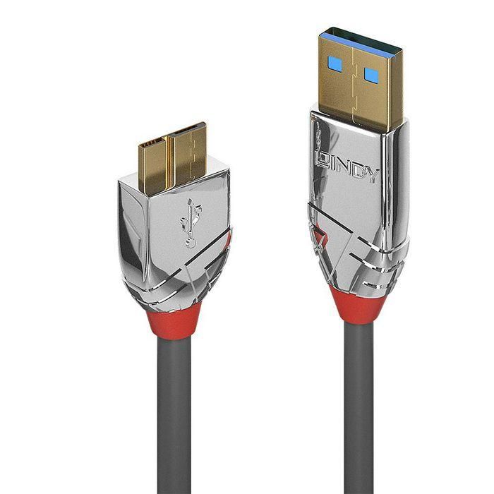 Lindy Cromo Line Cable USB 3.2 Type A a Micro-B 0.5m, 5Gbps 0 Lindy Cromo Line Cable USB 3.2 Type A a Micro-B 0.5m, 5Gbps 0