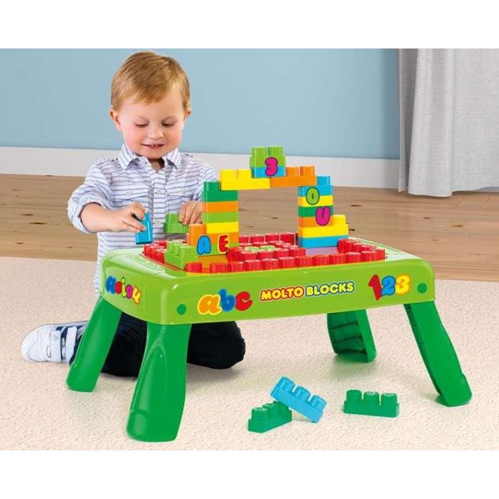Molto Mesa Construccion Plegable con 20 Bloques
