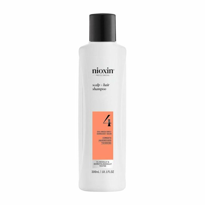 Wella Nioxin Champú Sys 4 para Cabello Teñido/Seco/Dañado 300 ml Wella Nioxin Champú Sys 4 para Cabello Teñido/Seco/Dañado 300 ml