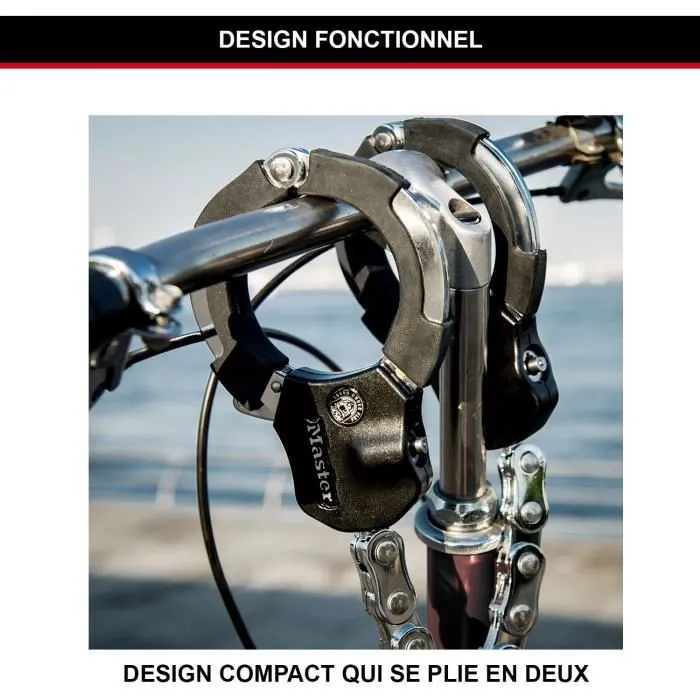 Masterlock Street Cuff Esposas con Cuerpo de Acero Endurecido y Cubierta ABS, Color Negro, 74mm Diámetro Interior, 55cm Longitud, 9 Eslabones, 4 Llaves 3 Masterlock Street Cuff Esposas con Cuerpo de Acero Endurecido y Cubierta ABS, Color Negro, 74mm Diámetro Interior, 55cm Longitud, 9 Eslabones, 4 Llaves 3