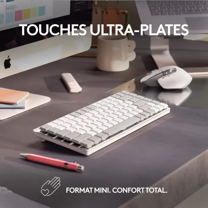 Logitech MX Mechanical Mini Teclado Inalambrico para Mac Gris Pala 2