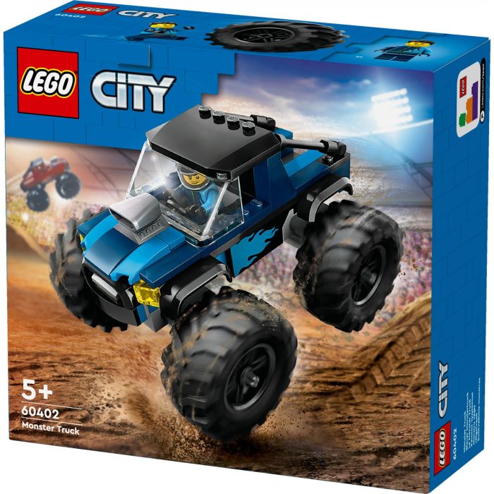 Lego Juego de Construcción Monster Truck Azul - Serie Lego City - Edad Recomendada: 5+ Años 10