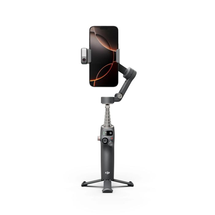 Estabilizador para smartphone - DJI - Osmo Mobile 8 - Estabilización de 3 ejes - ActiveTrack 6.0 - Plegable - Batería de larga duración 2