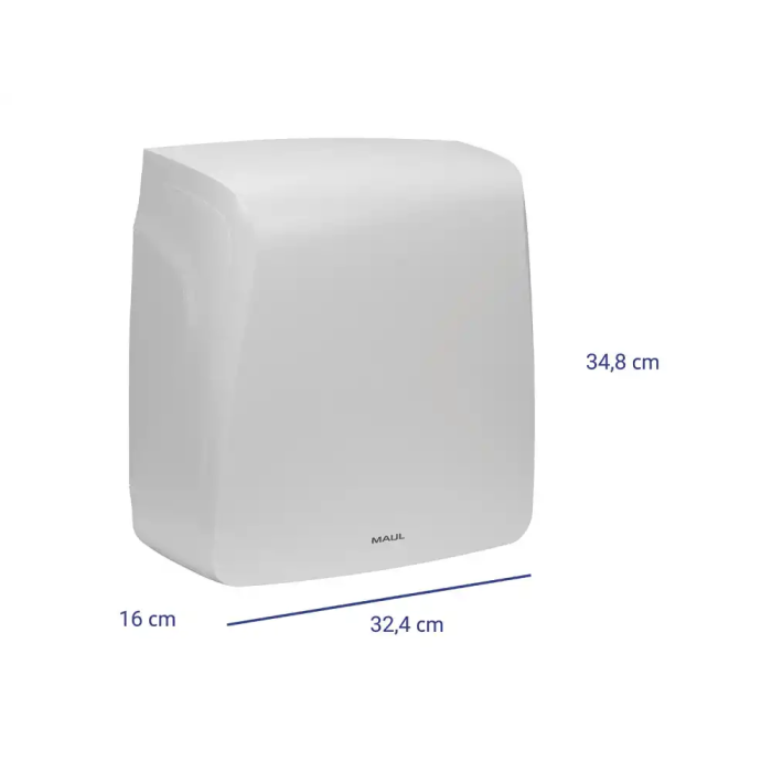 Maul Dispensador de Toallas Plegadas en V Higiénico y Reciclable Fabricado en ABS - Nº 9537009 2