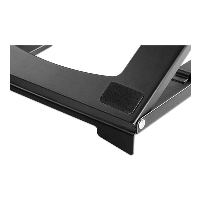 MANHATTAN Soporte para portátil ajustable 10"-15.6" Negro Acero